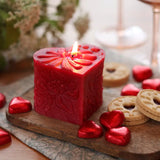 Heart Pillar Candle
