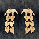 Armadillo Love Drop Earrings