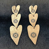 Hearts Cascade Earrings