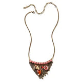 Floral Shield Necklace