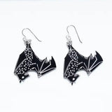 Bat Skeleton Earrings