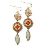 Sparking Hibiscus Earrings