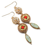 Sparking Hibiscus Earrings