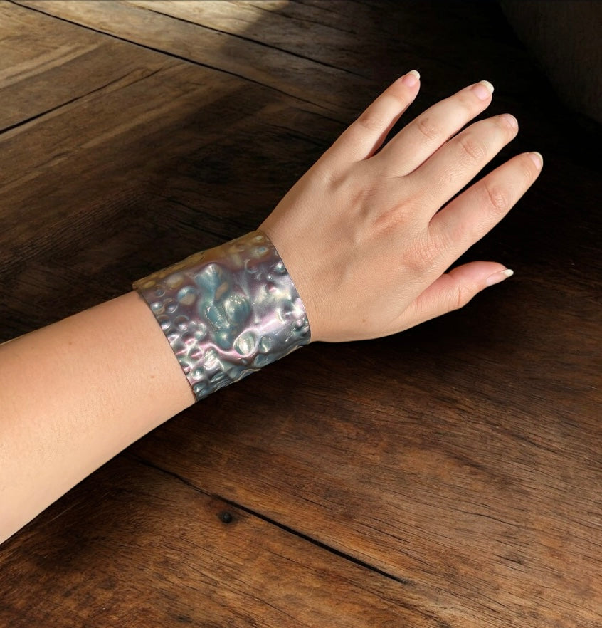 Air Chased Cuff Bracelet