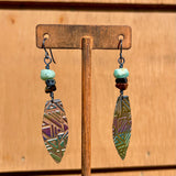 Art Deco Totem Earrings