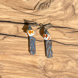 Beaded Grid Earrings