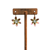 Dichroic Flower Earrings