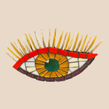 Red, Gold and Purple Eye
