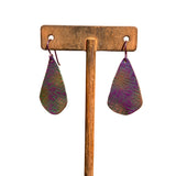 Iridescent Teardrop Earrings
