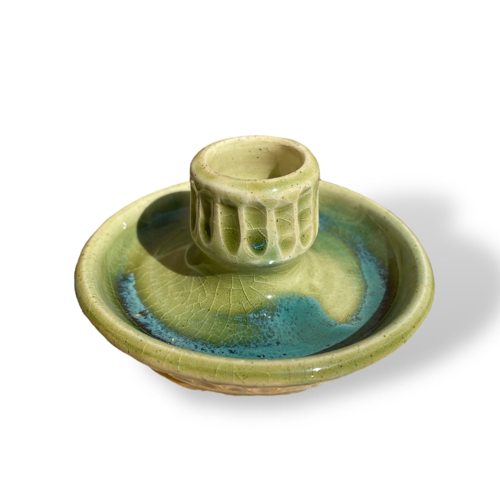 Candle Holder- Green