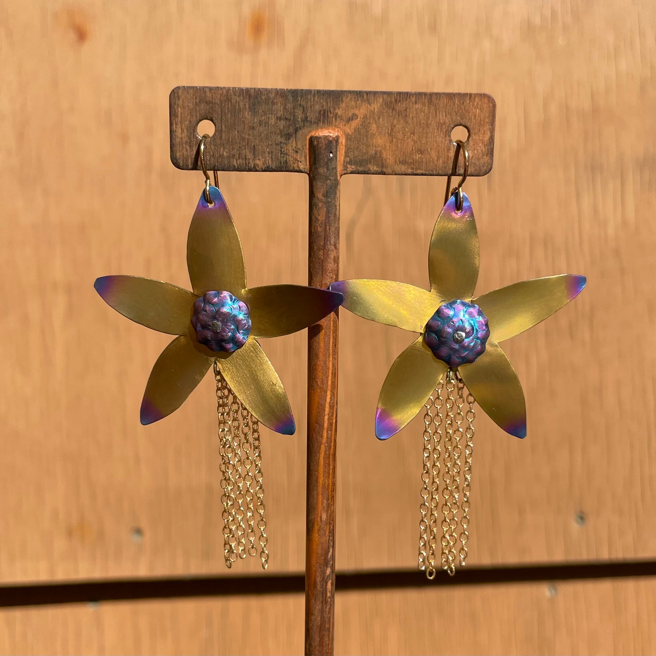 Large Starflower Earrings