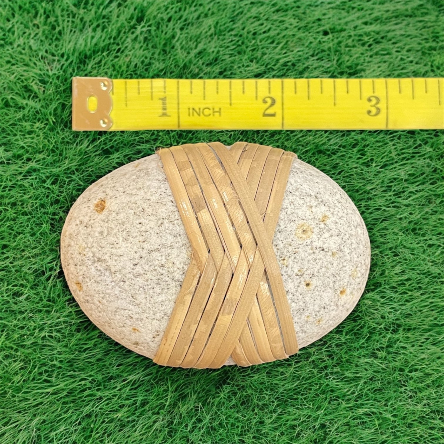 Rattan Wrapped Rocks