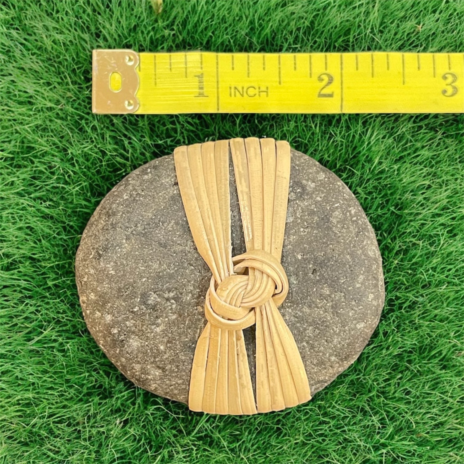 Rattan Wrapped Rocks