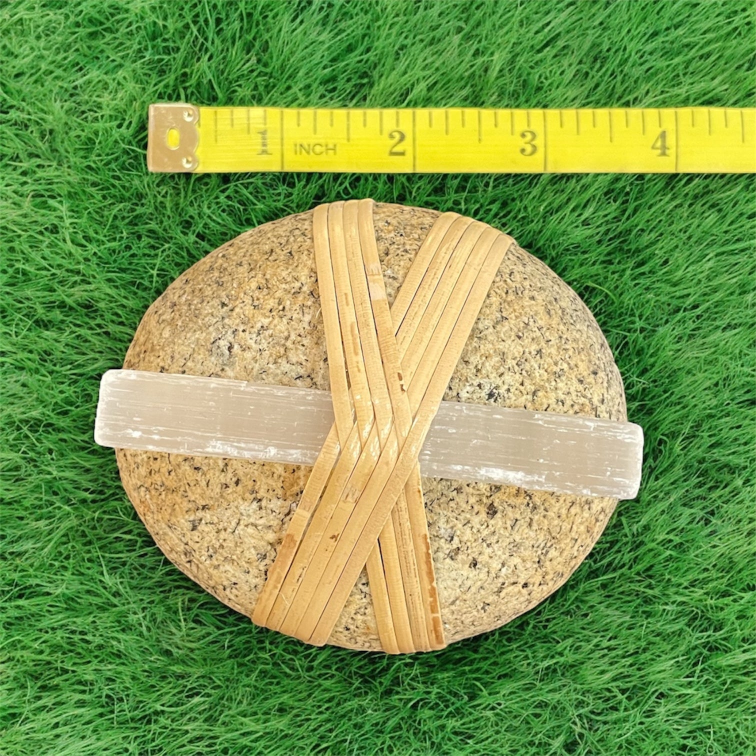 Rattan Wrapped Rocks