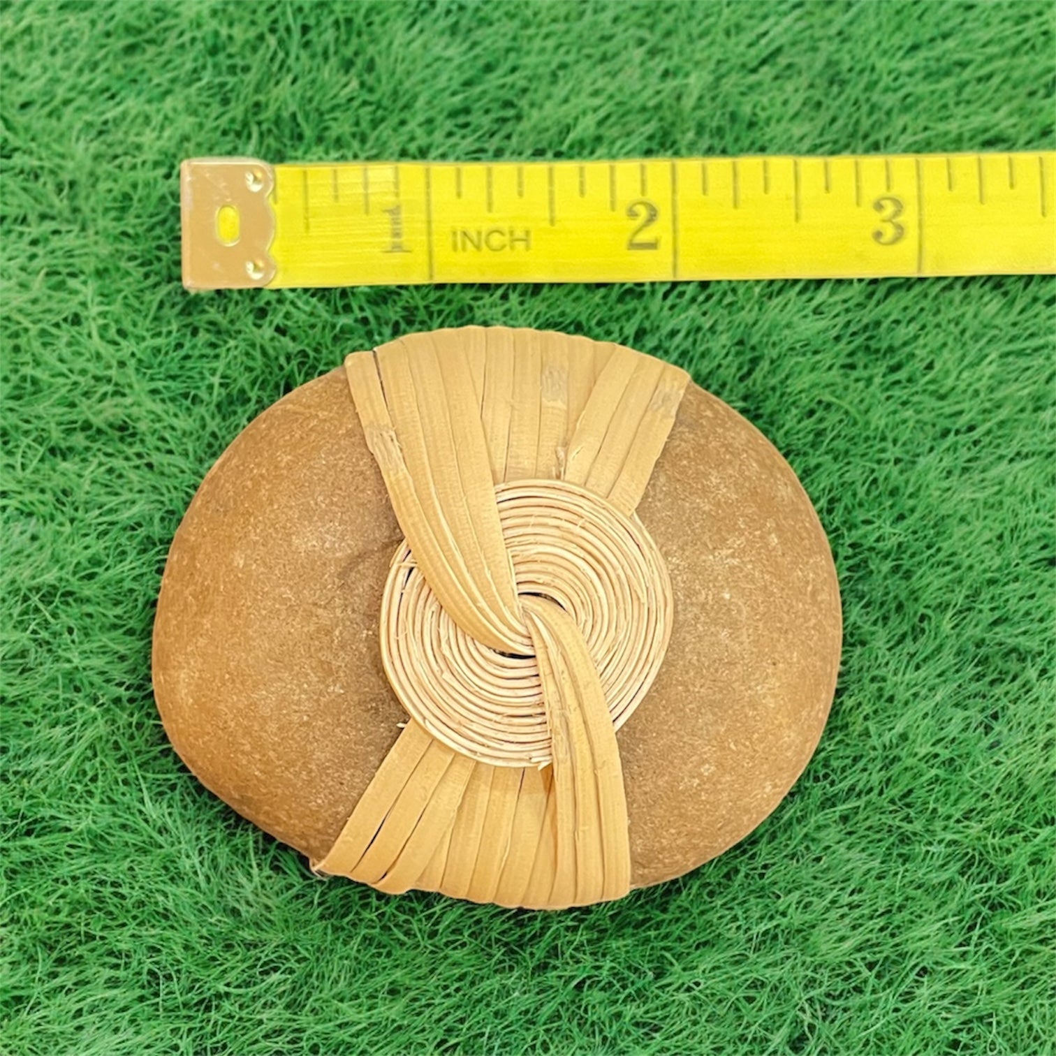 Rattan Wrapped Rocks