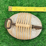 Rattan Wrapped Rocks