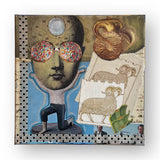 Phrenology Head Collages
