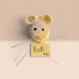 Bob the crochet wall mouse head