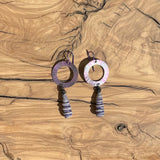 Porcelain Circle Earrings