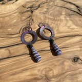 Porcelain Circle Earrings