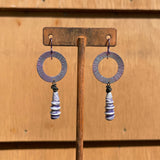 Porcelain Circle Earrings