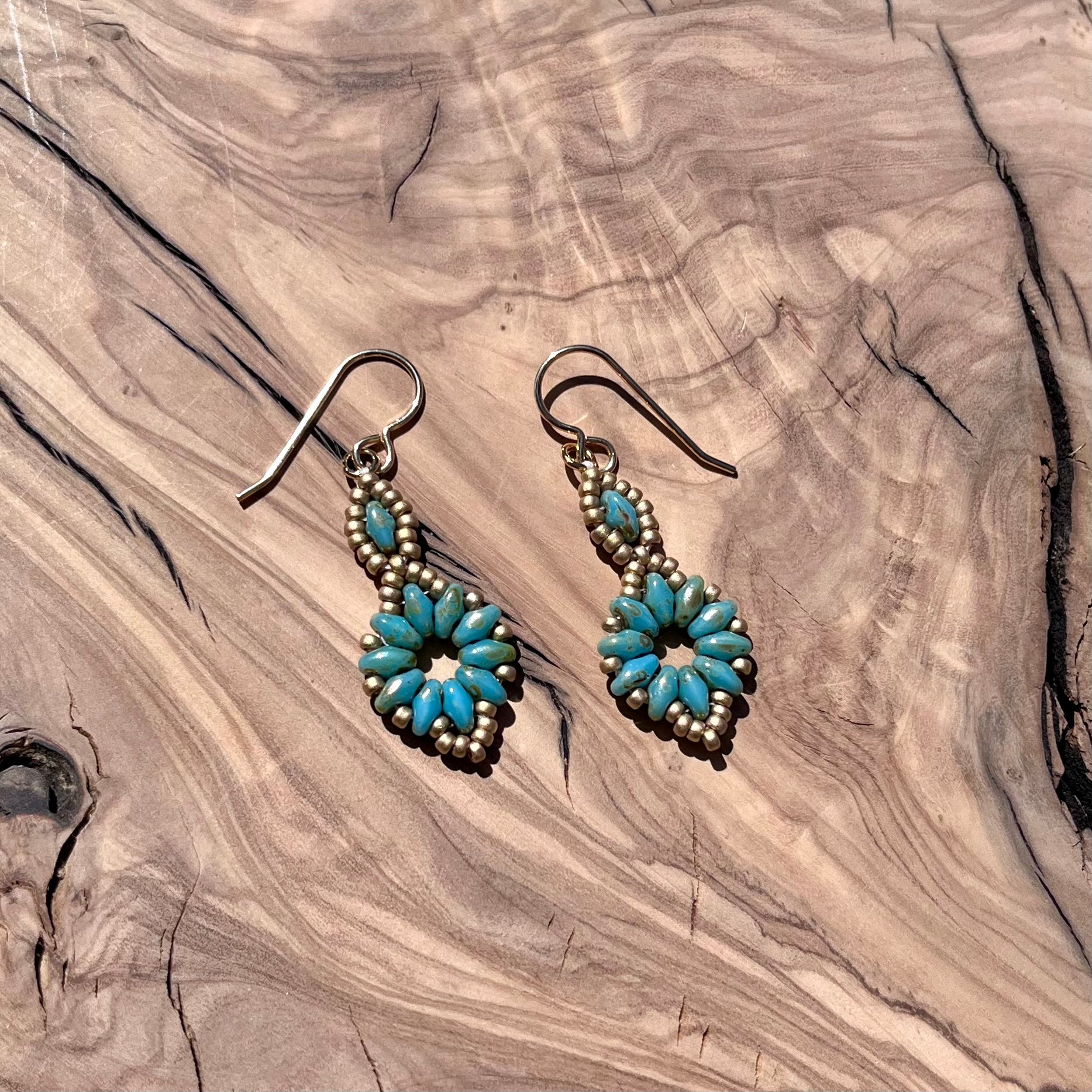 Super Duo Earrings Small (14k gold)