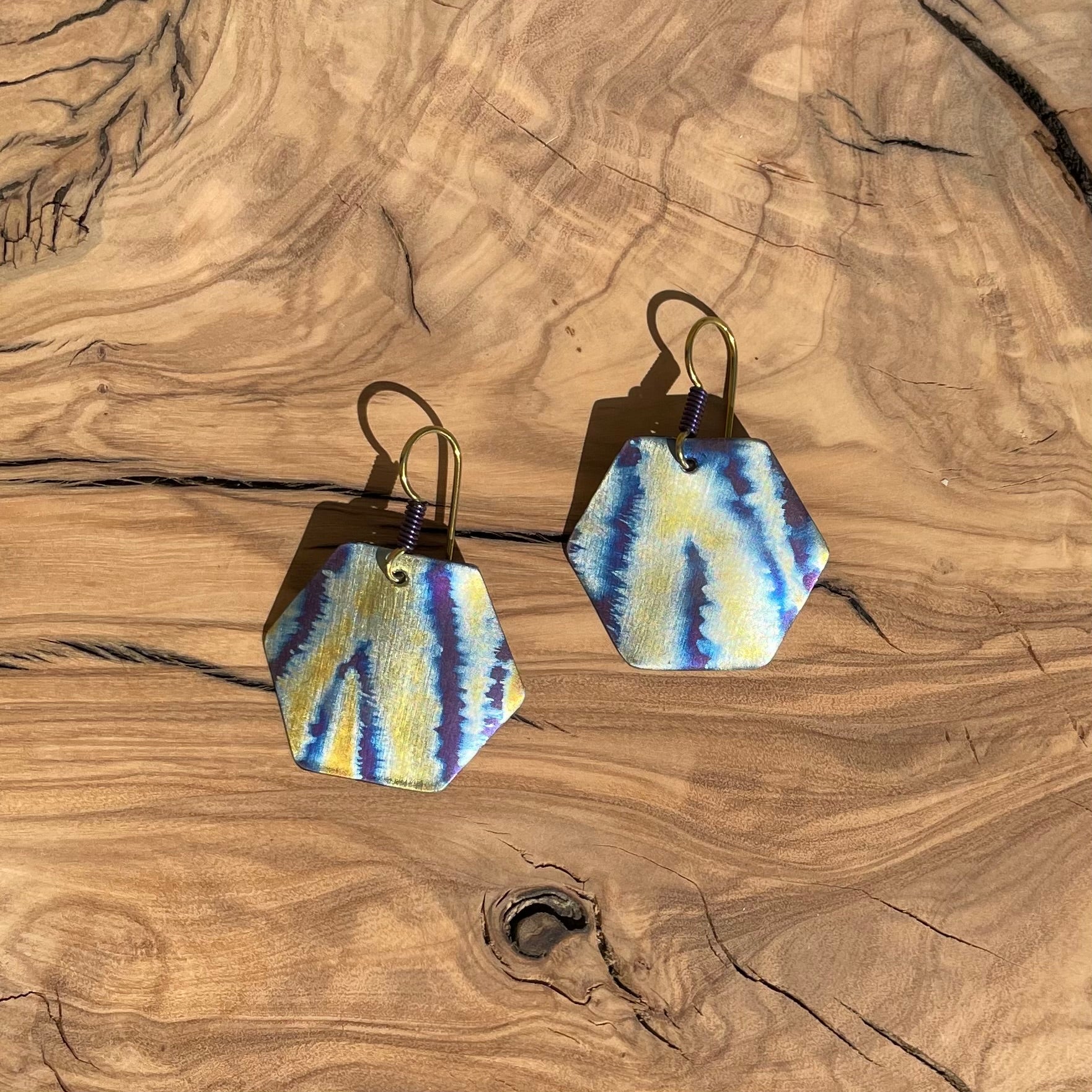 Tiger Shield Earrings