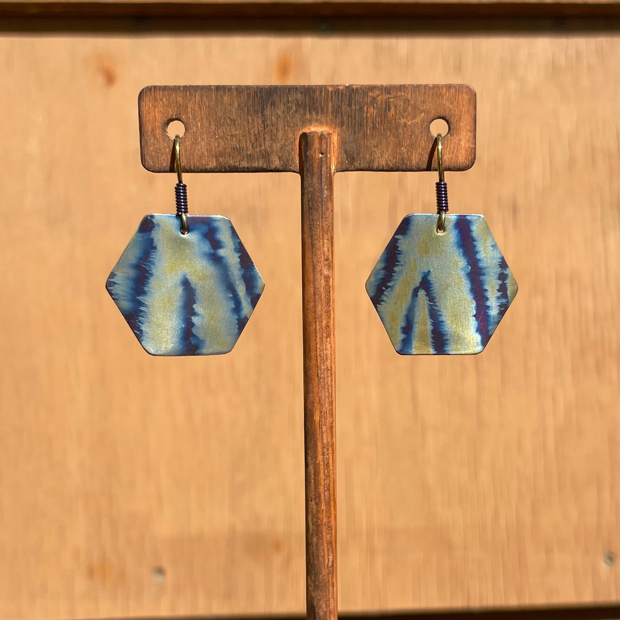 Tiger Shield Earrings