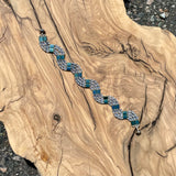 Wave Bracelet (Blue/Iridescent)