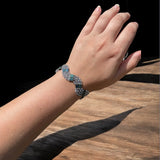 Wave Bracelet (Blue/Iridescent)