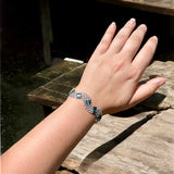 Wave Bracelet (Blue/Slate)