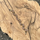 Wave Bracelet (Pink/Gold)