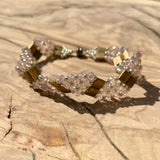 Wave Bracelet (Pink/Gold)