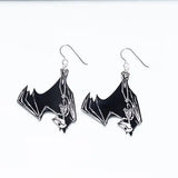 Bat Skeleton Earrings